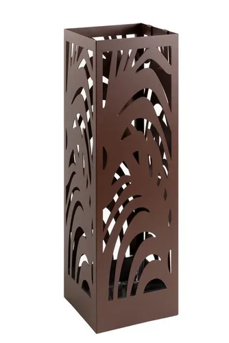 Neustein Schirmständer aus Metall mit modernem Design - Eleganter Schirmständer für Heim und Büro mit 2 herausnehmbaren Wasserauffangschalen. Stabil und korrosionsbeständig, ideal für nasse und trockene Schirme.