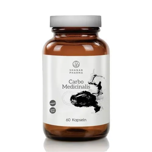 CARBO MEDICINALIS Kapseln Shanab 60 St