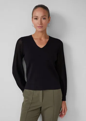 s.Oliver Black Label Pullover - Eleganter Damenpullover aus hochwertiger Baumwolle, perfekt für einen stilvollen Look im Alltag.