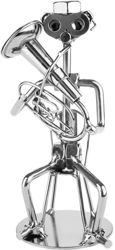 BRUBAKER Dekofigur Schraubenmännchen Musiker mit Tuba von BRUBAKER