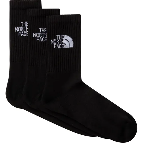 The North Face Everyday Crew Socken 3er Pack (Größe 41, schwarz) - Bequeme Alltagssocken im 3er-Pack, ausgestattet mit gepolsterten Zonen und ergonomischer Passform für optimalen Tragekomfort.