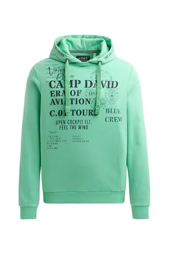 CAMP DAVID Kapuzensweatshirt mit Kontrastnähten von CAMP DAVID