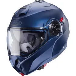Caberg Duke Evo Klapphelm - Matt-Dunkelblau, XL - Motorradhelm mit ECE 22.06 Zertifizierung, leichtes Design und integrierte Sonnenblende für sicheres Fahren bei jedem Wetter. Ideal für Tourenfahrer und Naked Bikes.
