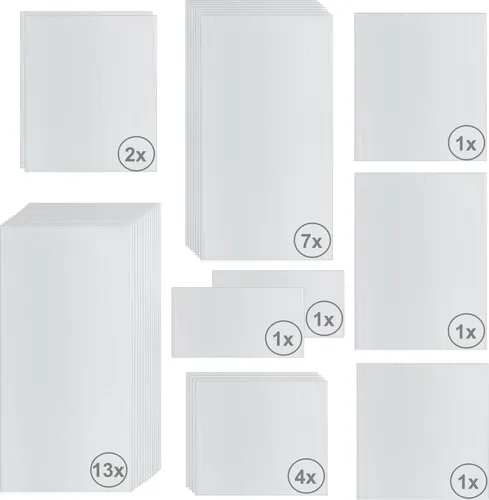 Zelsius Hohlkammerstegplatten Set 31-teilig | 6 mm Gewächshausplatte - Gartengewächshäuser, stabil und UV-beständig, ideal für Gewächshäuser und Überdachungen, hält Temperaturen von -25°C bis +60°C stand.