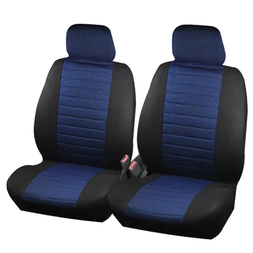2er Sitzbezüge Auto Schonbezüge für VAN universal Sitzauflage Schwarz/Blau 7232