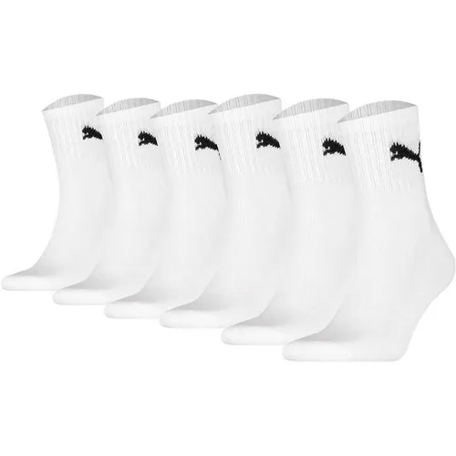 PUMA Unisex Sportsocken, 6 Paar - Short Crew Socks in Einfarbig - Bequeme Short Crew Socks von PUMA mit gepolsterter Sohle für hohen Tragekomfort. Ideal für Sport und Freizeit. Entdecke bei INTERSPORT eine große Auswahl an hochwertiger Sportbekleidung und -artikel für jeden Bedarf.