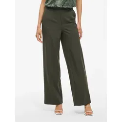 VILA VIVARONE HW WIDE PANT - NOOS Anzughose - Stoffhose für Damen im relaxed fit mit breitem Hosenbein und hohem Bund. Der Milano Rib sorgt für hohen Tragekomfort und Bewegungsfreiheit, ideal für entspannte Tage oder schicke Anlässe.
