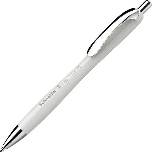 Schneider Schreibgeräte Slider Rave silver grey, Mine Slider 755 XB blau 132512 Kugelschreiber Schreibfarbe: Blau 1St.