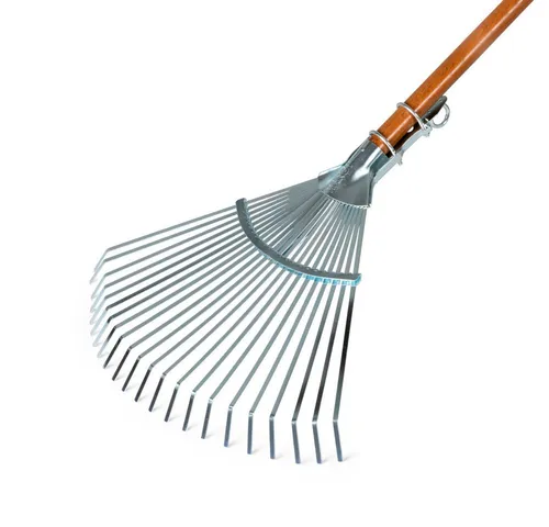 Polar Garten Laubbesen 2516 verz. Gartenbesen Fächerbesen 22 Zinken ohne Stiel, 47 cm Arbeitsbreite