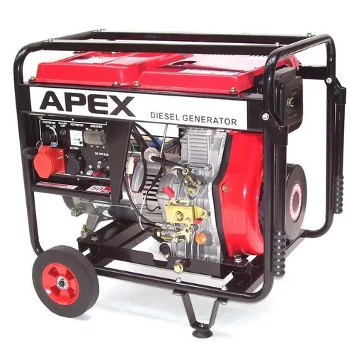 Apex Stromerzeuger E-Start Diesel Generator 5500W 400V