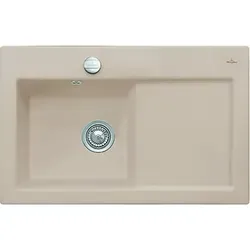 Villeroy & Boch Subway 45 Einbauspüle Keramikspüle 677202KR - Sanitäranlagen & Zubehör – Die hitzebeständige Keramikspüle mit geneigter Abtropffläche sorgt für müheloses Abwaschen und einfache Reinigung dank schmutzabweisender Oberfläche.