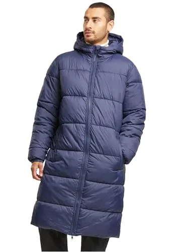 Urban Classics Mens Long Puffer Coat Navy, L von Urban Classics