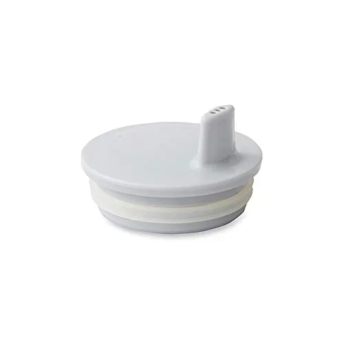 Design Letters Deckel für Baby und Kinder Persönliche Eco Becher (Grau) - BPA-frei und BPS-frei, Spülmaschinenfest, Dicht schließender Deckel, leicht, 27 g.