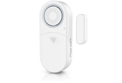 BEARWARE Fensteralarm / Türalarm, 120 dB lauter Signalton, Alarmsensor Fensteröffnungsmelder (für Tür & Fenster, Einbruchschutz, mit Batterien, Alarmanlage)