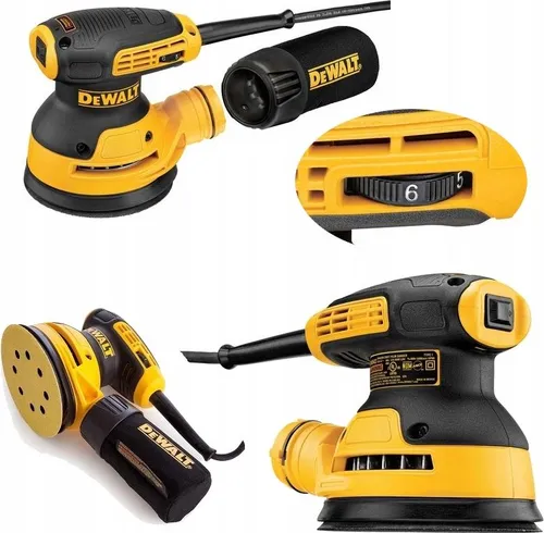 DEWALT DWE6423 EXZENTERSCHLEIFER 280W MIT VARIABLER GESCHWINDIGKEIT 8-12K OPM