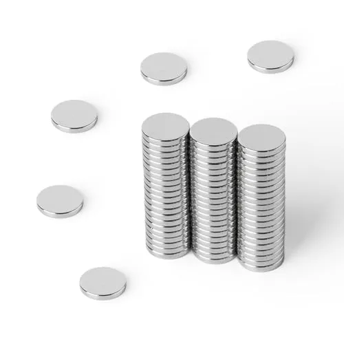 Strong Magnets Neodym Magnet - Rund 10 x 1 mm - 10 Stück - Extra stark, hält bis 500g - Für Magnettafel, Kühlschrank, Whiteboard, Pinnwand, Büro