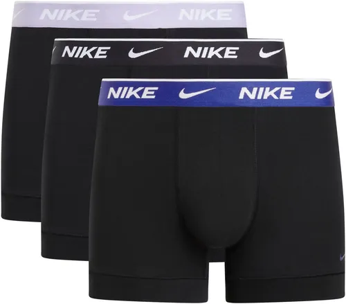 NIKE Underwear Trunk TRUNK 3PK - Boxer anliegend, sportliche Trunks im 3er-Pack mit elastischem NIKE Logo-Elastikbund für optimalen Sitz und hohen Tragekomfort.