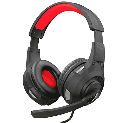 Trust GXT 307 RAVU Gaming-Headset - Gaming-Zubehör mit kraftvollem Sound, klappbarem Mikrofon und komfortablen Ohrpolstern für lange Sessions auf PC, PS4, Xbox One und Switch.