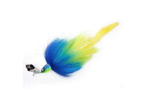 BIM Tackle Chacha Bait Bladed Bucktail Jig 28cm - Vielseitiger Kunstköder für Raubfische, 28cm lang und 50g leicht. Mit innovativem Design für starke Vibrationen und Lockwirkung, ideal für aktive Angeltouren.