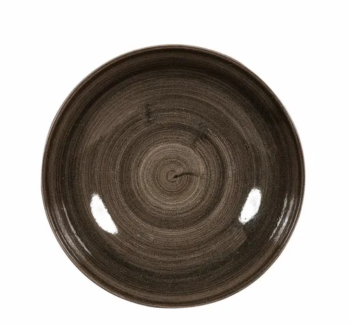 Churchill Stonecast PATINA Iron Black Coupe Plate 32,4cm von Churchill