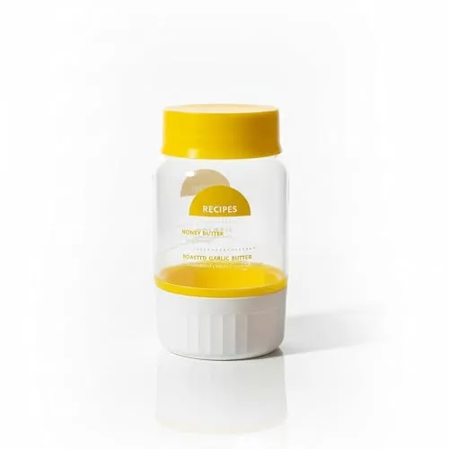 Mabelo Buttermaschine zum Butter selber machen – Manueller Butter Shaker mit Sieb, Spülmaschinenfest & Hygienisch, Einfacher Butterbereiter für Hausgemachte Butter, Kochen & Backen