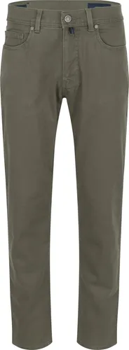 PIERRE CARDIN LYON 5-Pocket Jeans W38 L32 in Khaki - Die Pierre Cardin Lyon Jeans vereint Stil und Komfort. Mit normaler Passform und praktischem 5-Pocket-Design ist sie ideal für jeden Anlass. Hergestellt aus 97% Baumwolle für angenehmes Tragen.