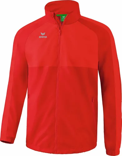Erima Kinder Team Allwetterjacke, rot, 116 - Funktionsjacke aus wasserdichtem Material mit 1.200 mm Wassersäule, ideal für alle Wetterbedingungen und perfekt für aktive Kinder.