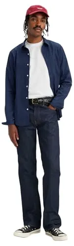 Levi's 517 Bootcut Make It Yours - Authentische Bootcut-Jeans mit schmaler Passform am Gesäß und Oberschenkeln. Aus 100% Baumwolle gefertigt, bietet sie höchsten Tragekomfort und Stil für jede Gelegenheit.