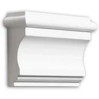 Profhome Wanddekoobjekt 483002 Konsole - Deko-Objekte im neo-klassizistischen Stil, aus leichtem und robustem Polyurethan Hartschaum, ideal für stilvolle Fassadendekorationen im Außenbereich.