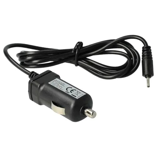vhbw Kfz-Ladekabel kompatibel mit Nokia 1662, 1661, 1209, 1208, 100, 1200, 1650 Handy - 12V/24V Ladegerät