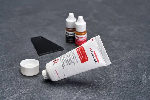 EGGER Laminat-Reparaturset Decor Mix und Fill hell, 1-St., Laminat Reparieren mit Auffüllpaste Spachtelmasse im Set