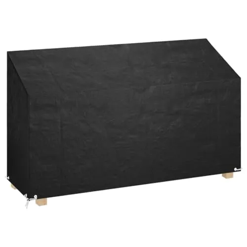 vidaXL Abdeckung für Gartenbank 12 Ösen 210x70x70/88 cm