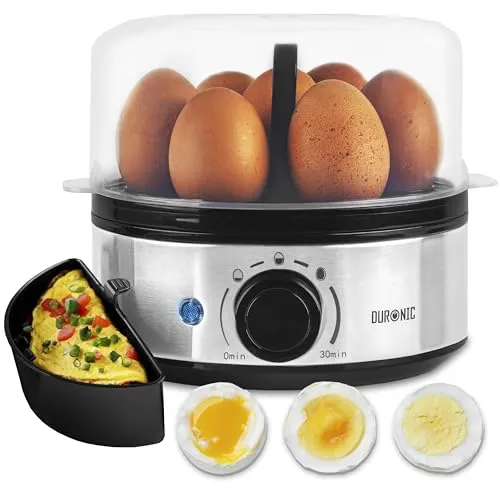 Duronic EB50 BK Eierkocher für 7 Eier – Kompakt & Vielseitig