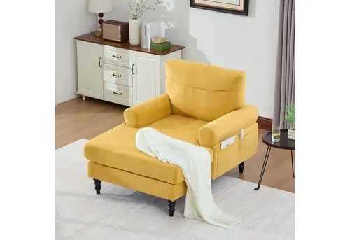 STILVORA Einzelsofa Relaxsessel mit Seitentaschen