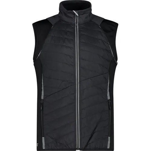 CMP MAN Jacket With Detachable Sleeves antracite (U423) 58 - Funktionsjacken mit abnehmbaren Ärmeln, ideal für flexible Outdoor-Aktivitäten und hervorragende Wärmeisolierung dank PrimaLoft Black Eco Wattierung.