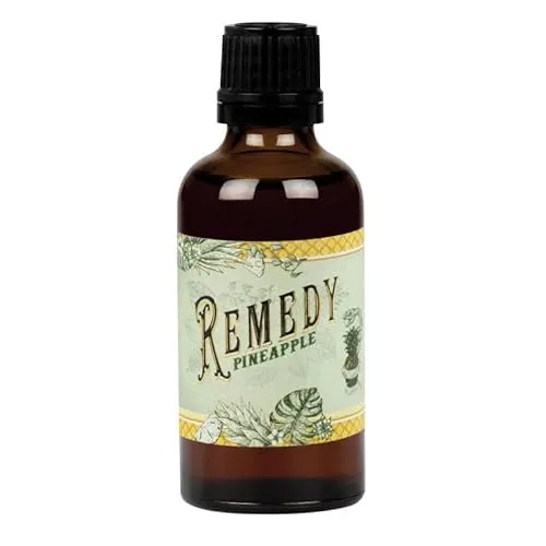 Remedy Pineapple | Gold London Spirits Awards | auf Basis 3 karibischer Rums | mit natürlicher Essenz aus der Ananas sowie einem Hauch Vanille | 40% Vol. | 50ml