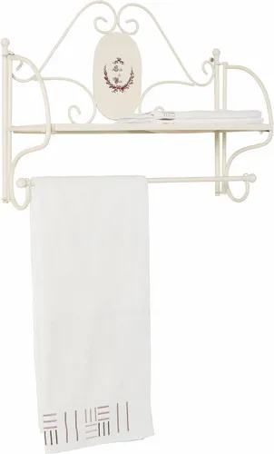 Handtuchhalter AMBIENTE HAUS, weiß in weiß von Ambiente Haus