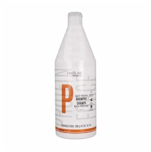 Salerm Cosmetics Multi-Protein-Shampoo 1200 ml - Shampoo mit Multi-Proteinen für intensive Pflege, ideal für gesundes und strahlendes Haar.