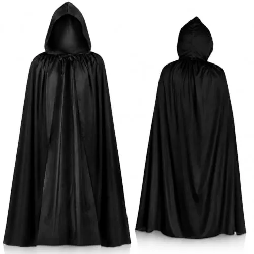 Halloween Kostüm Umhang Scream Schwarz