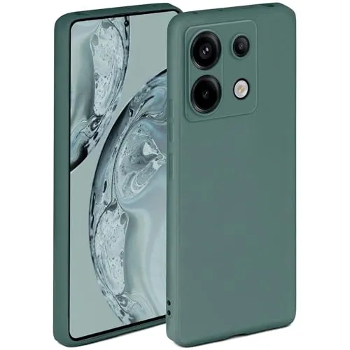 ONEFLOW Soft Case für Redmi Note 13 Pro 5G Hülle aus Silikon mit Kameraschutz, Silikonhülle mit erhöhtem Schutz fürs Display, Backcover Schutzhülle, weiche Handyhülle, Petrol