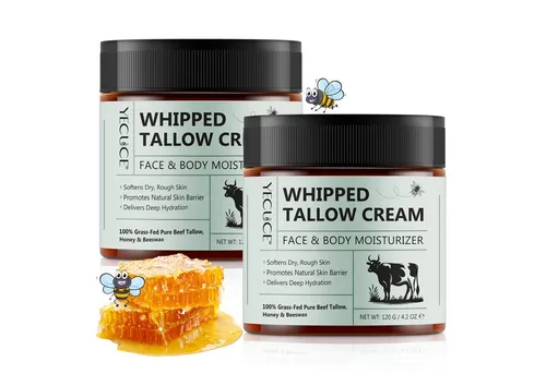 P-Beauty Cosmetic Accessories Tagescreme Hautpflege Gesicht Creme Hautpflegecreme Rindertalg Honig Beef Tallow, 2-tlg., Feuchtigkeitscreme, Tagescreme, Hautpflege