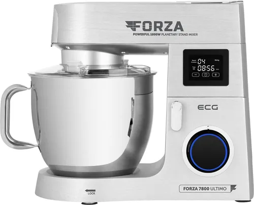 ECG Küchenmaschine FORZA 7800 Ultimo Argento