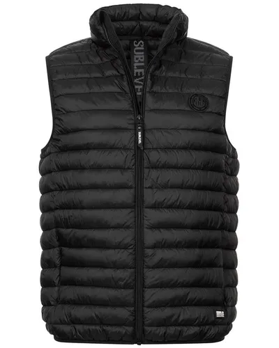 Sublevel Herren Steppweste Bodywärmer Schwarz, Größe M - Herren-Westen, wind- und kälteabweisend mit angenehmem Tragekomfort, ideal für Outdoor-Aktivitäten im Herbst und Frühling.