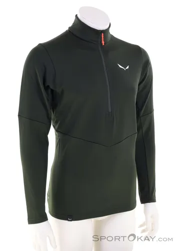 Salewa Puez Polarlite HZ Fleece Herren Sweater-Oliv-Dunkelgrün-XL