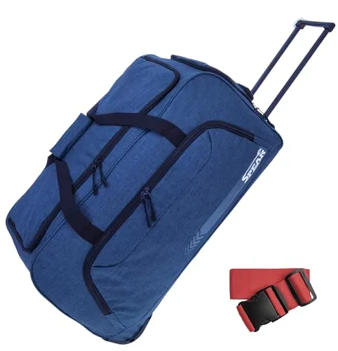 Spear Bags Trolley Cruiser Reisetasche 85 L - Koffer mit 85 Liter Stauraum, ideal für Reisen mit Rollen, Schultergurt und separatem Schuhfach – perfekt für jede Reise!