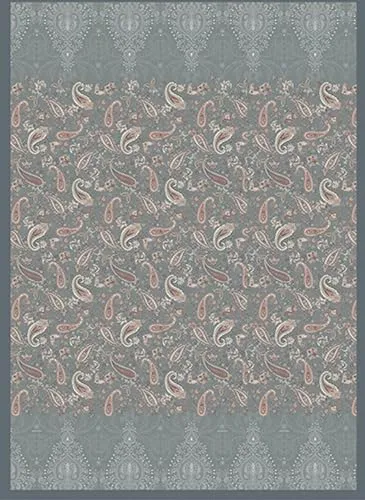 Bassetti Plaid Monnalisa G1 155 x 220 cm in Grau in grau von Bassetti