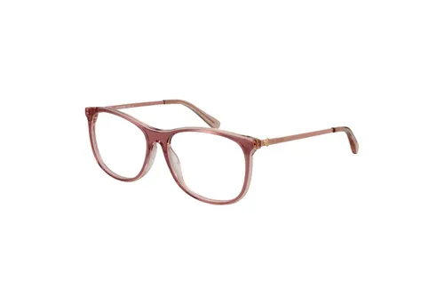 Moschino Brillengestell MOL589 55C9N15 - Elegantes Damen-Brillengestell in Rosa, aus hochwertigem Kunststoff mit quadratischem Vollrand-Design. Ideal für stilbewusste Frauen, die UV-Schutz und Komfort schätzen.