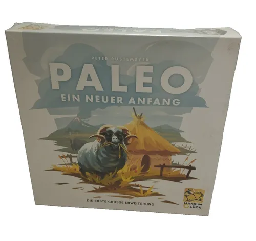 Paleo - Ein neuer Anfang Erweiterung von Hans im Glück - Gesellschaftsspiel für 2-4 Spieler, inklusive neue Missionsmodule für noch mehr Spielspaß. Ideal für Fans des preisgekrönten Spiels Paleo!