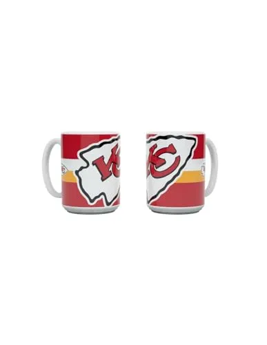 Kansas City Chiefs NFL Tasse Becher Kaffeetasse Mug ** Triple Logo ** 450 ml