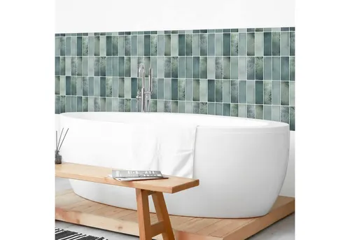 Wand- & Deckenfliesen Grün von Bilderdepot24